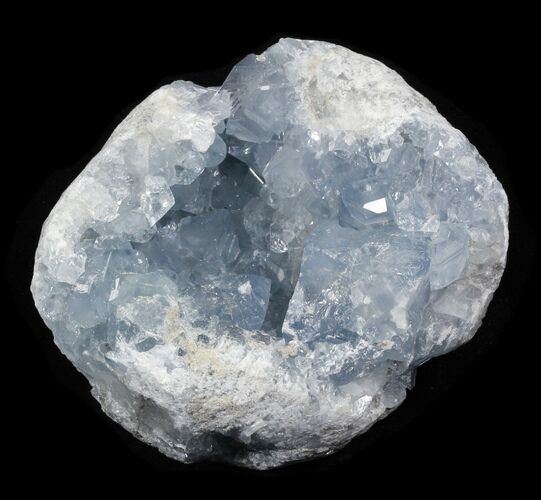 Celestine (Celestite) Crystal Geode - Madagascar #31233